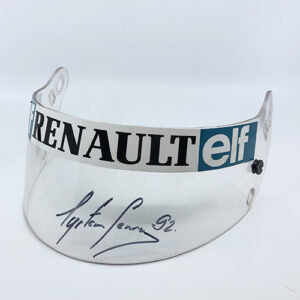 Ayrton Senna Signed 1985 Race Used Visor