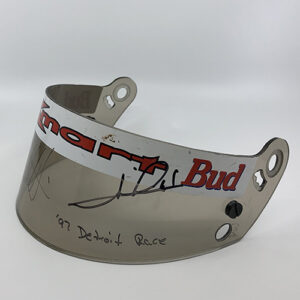 Mario Andretti & Michael Andretti Signed Detroit 1997 Race Used Visor - Detroit GP